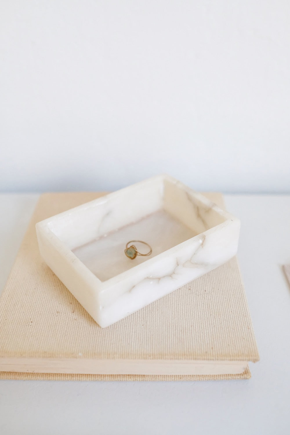 alabaster lidded box