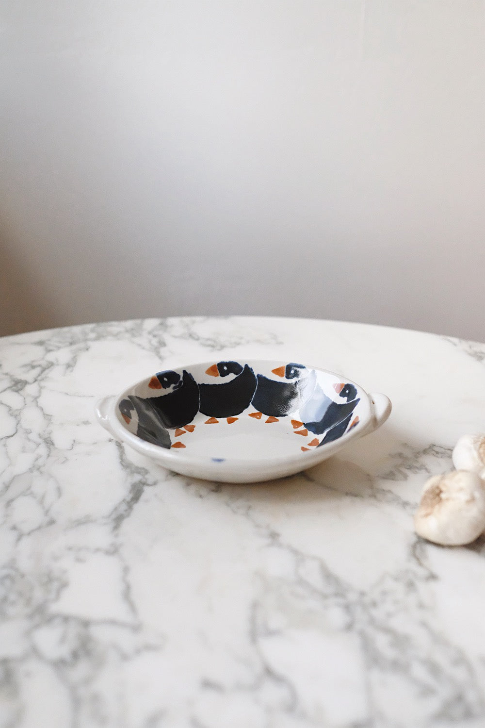 handmade ceramic goose dish