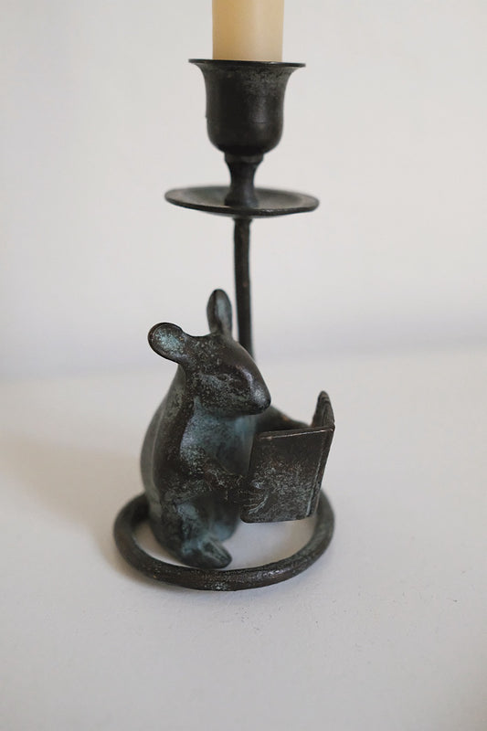 book mouse candlestick