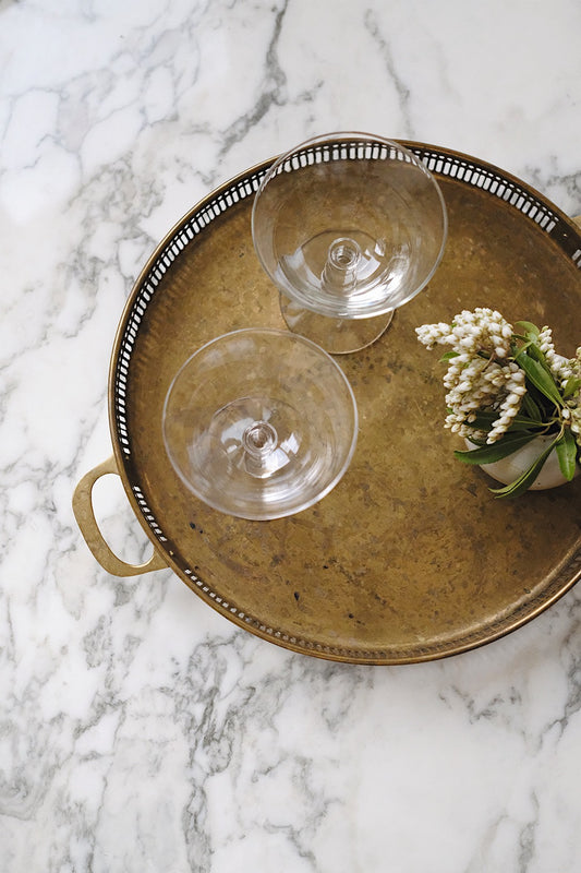 brass tray