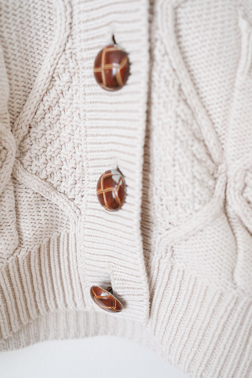 urban outfitters knit fisherman cardigan