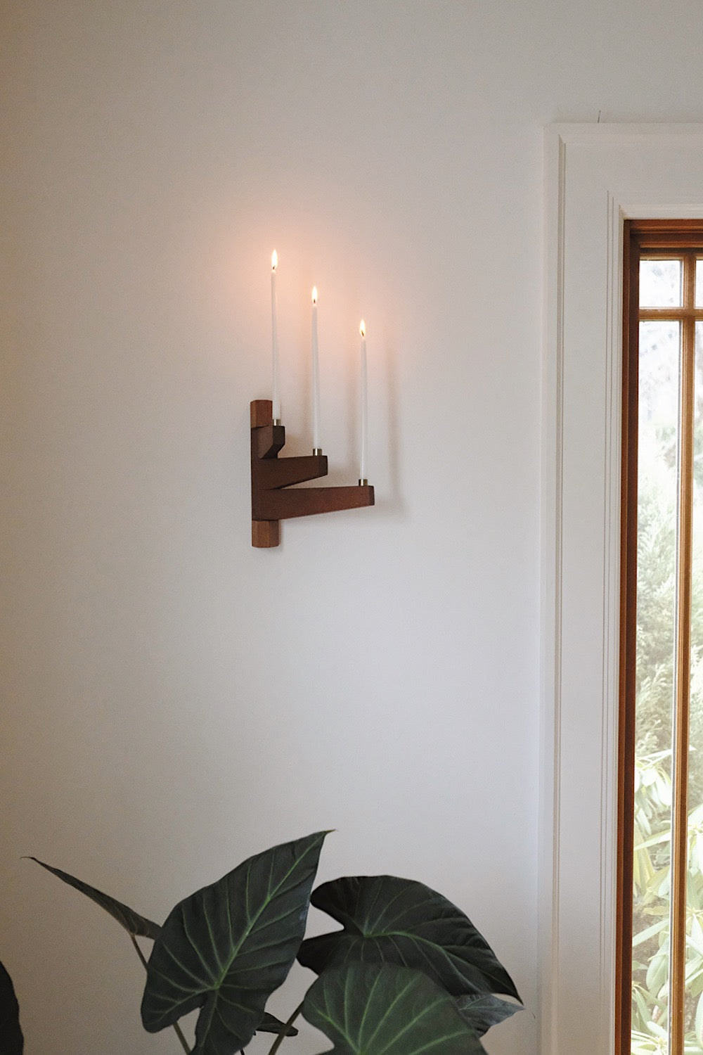 danish wall candelabra