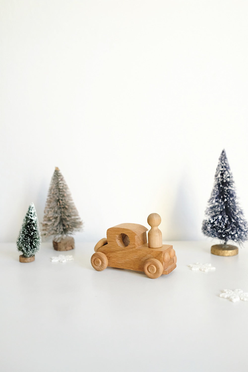 wooden cars - set of 4