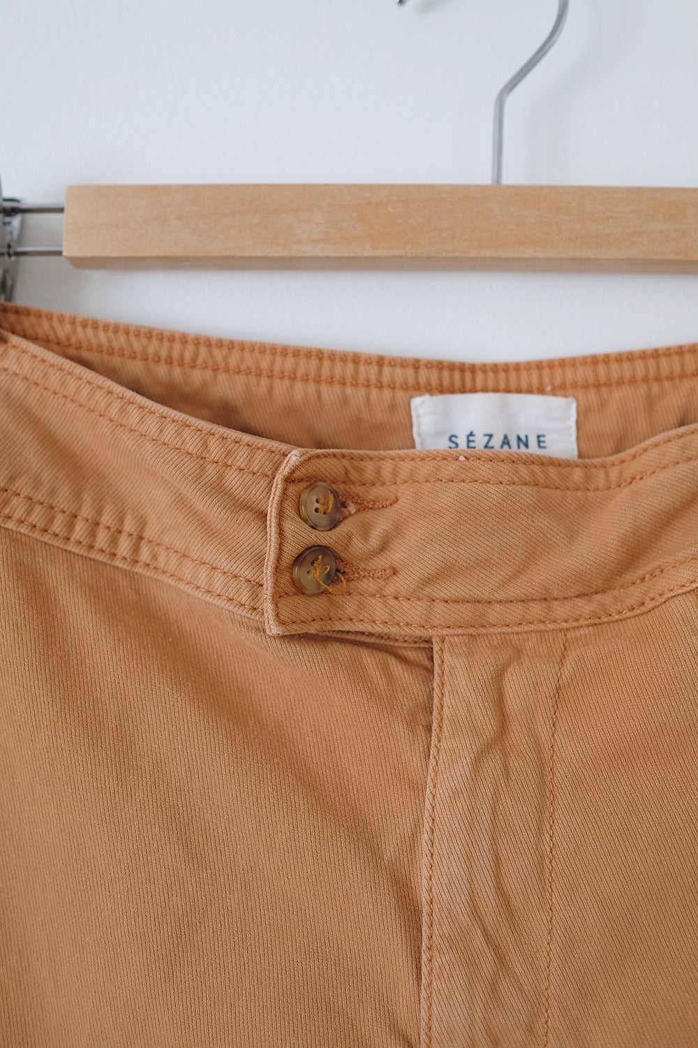 sezane cropped wide legged pants