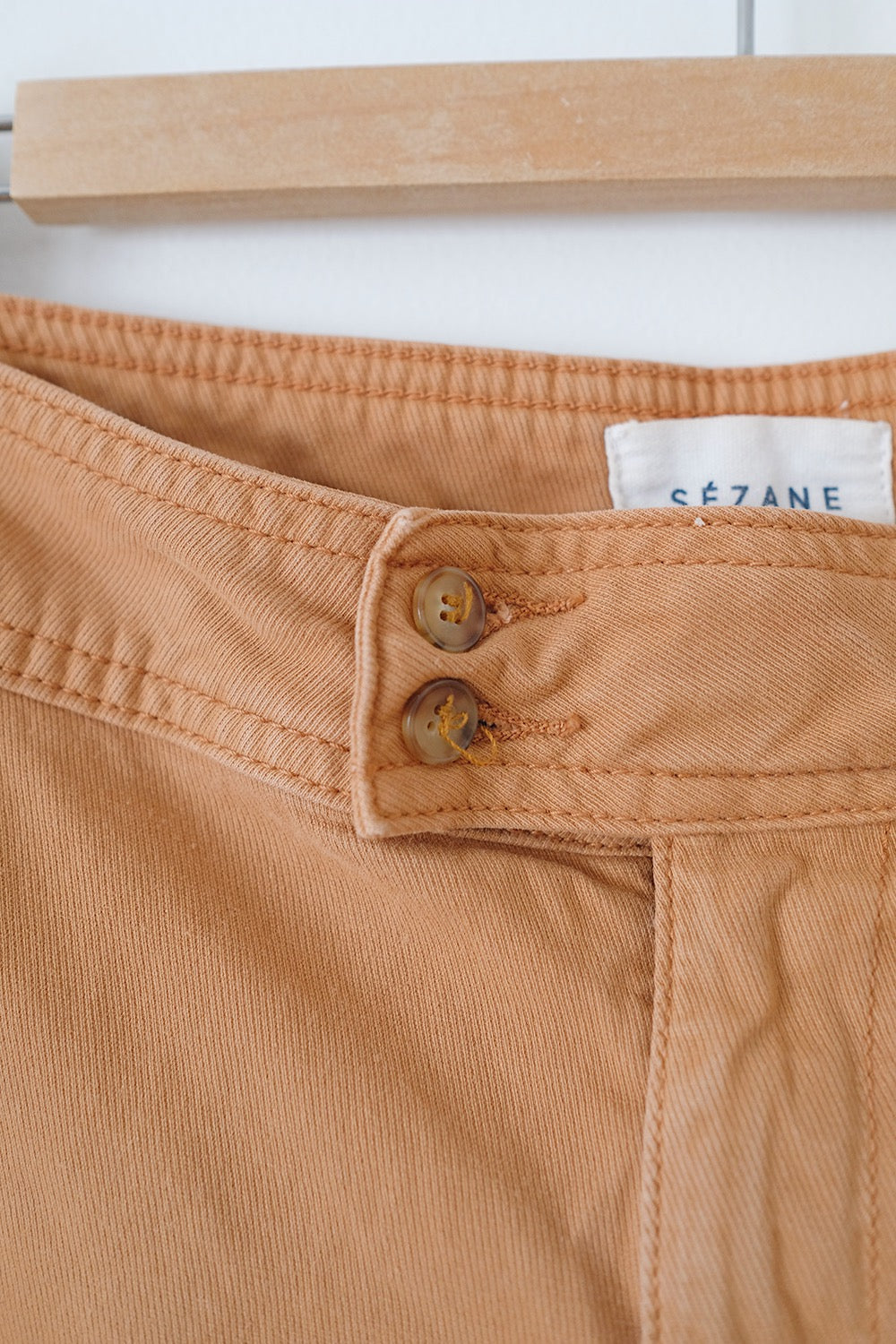 sezane cropped wide legged pants