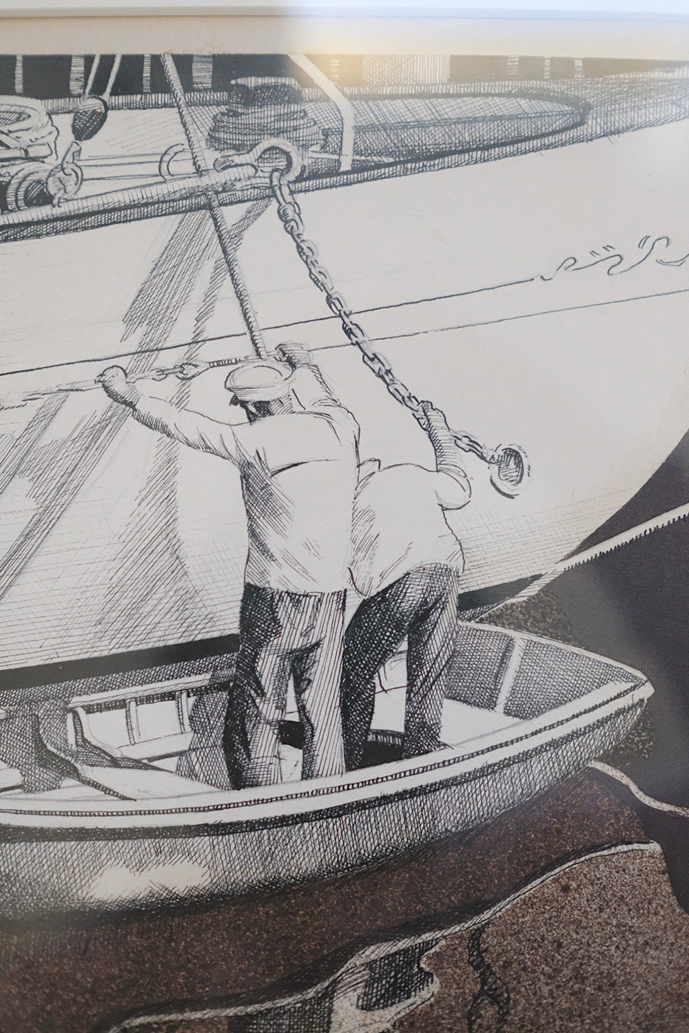 "washing the boat top"