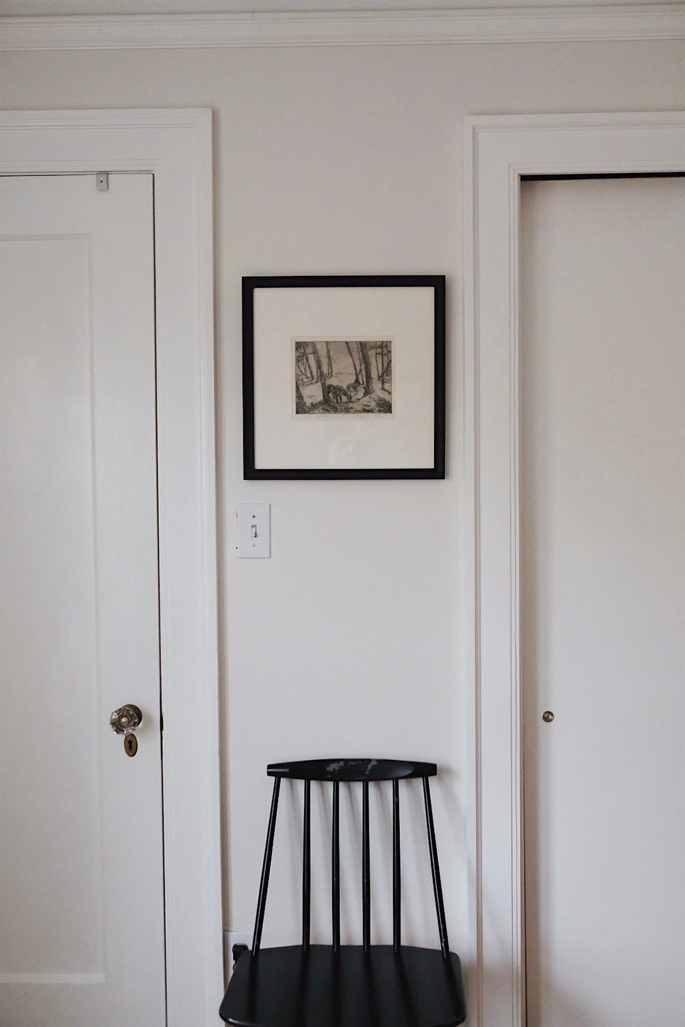 "gila wilderness" framed original etching