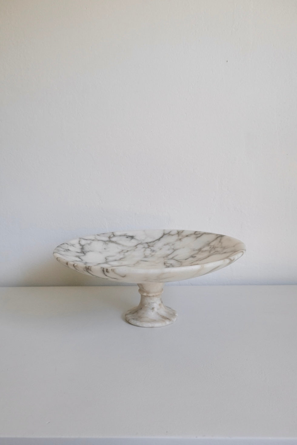 alabaster pedestal bowl