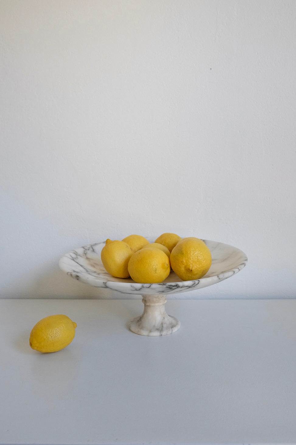 alabaster pedestal bowl