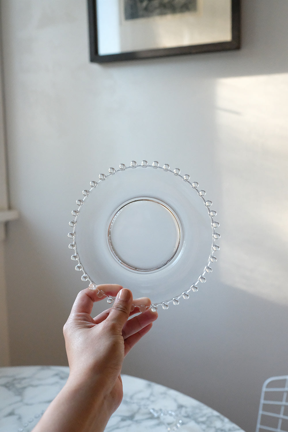 small glass plates - set of 6