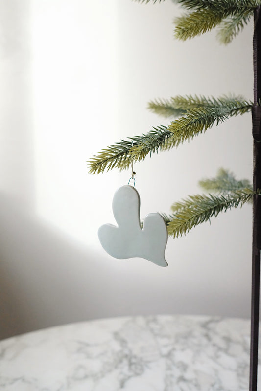 cutout ornament - light blue