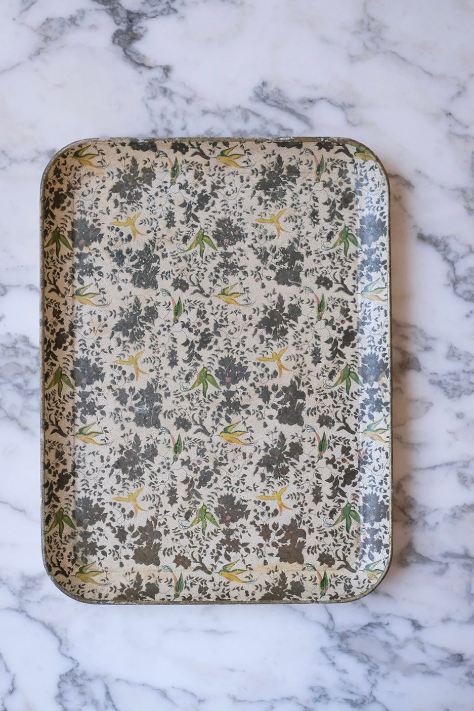 Japanese floral tray