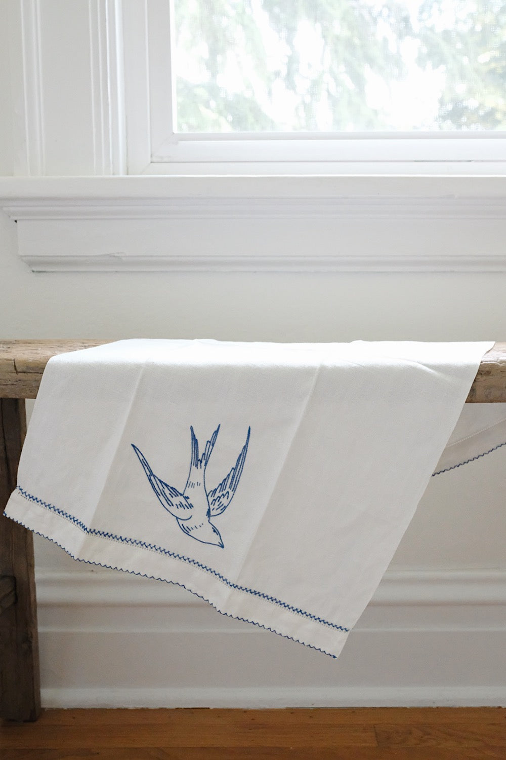 sparrow tea towel