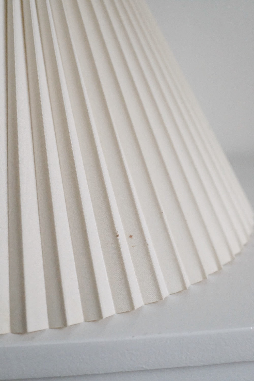 pleated lampshade