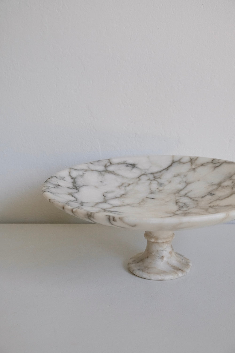 alabaster pedestal bowl