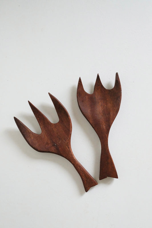 wood salad servers