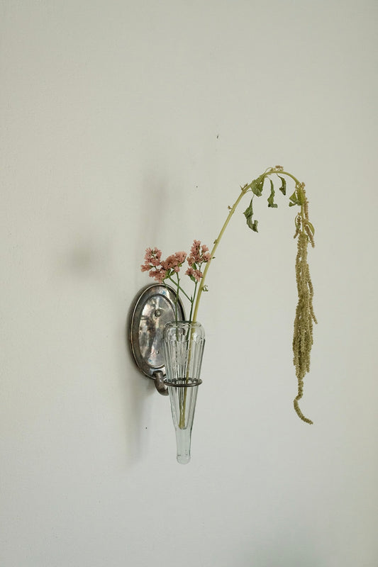 etched glass carriage vase