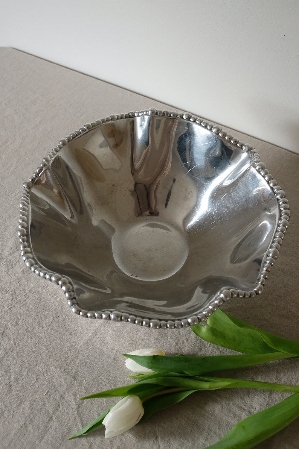 organic metal bowl