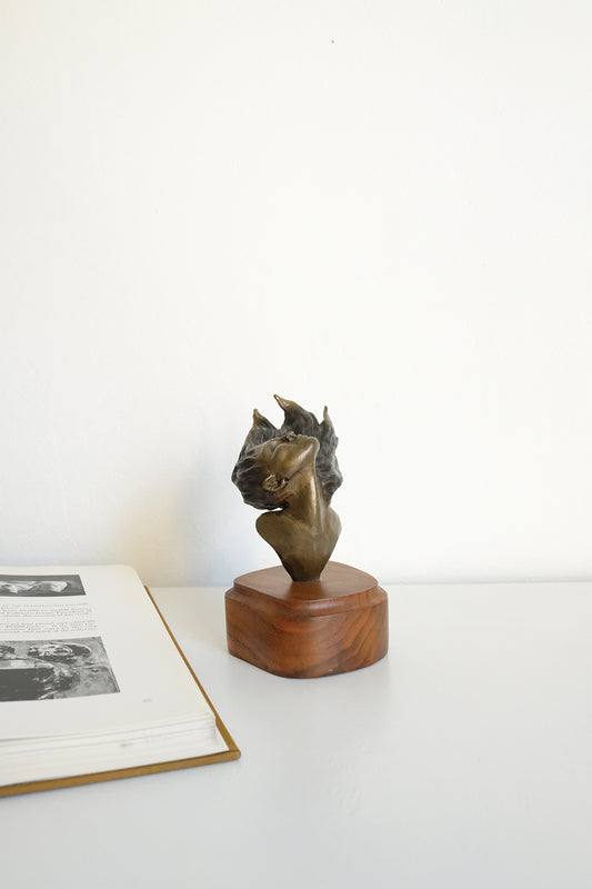 bronze bust