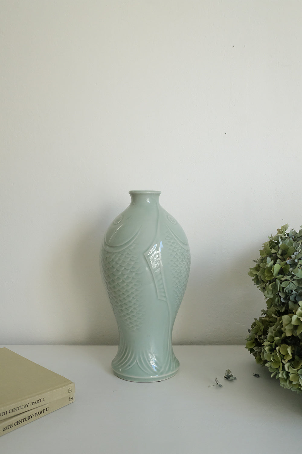 celadon fish vase