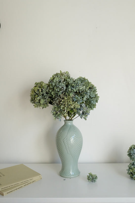 celadon fish vase