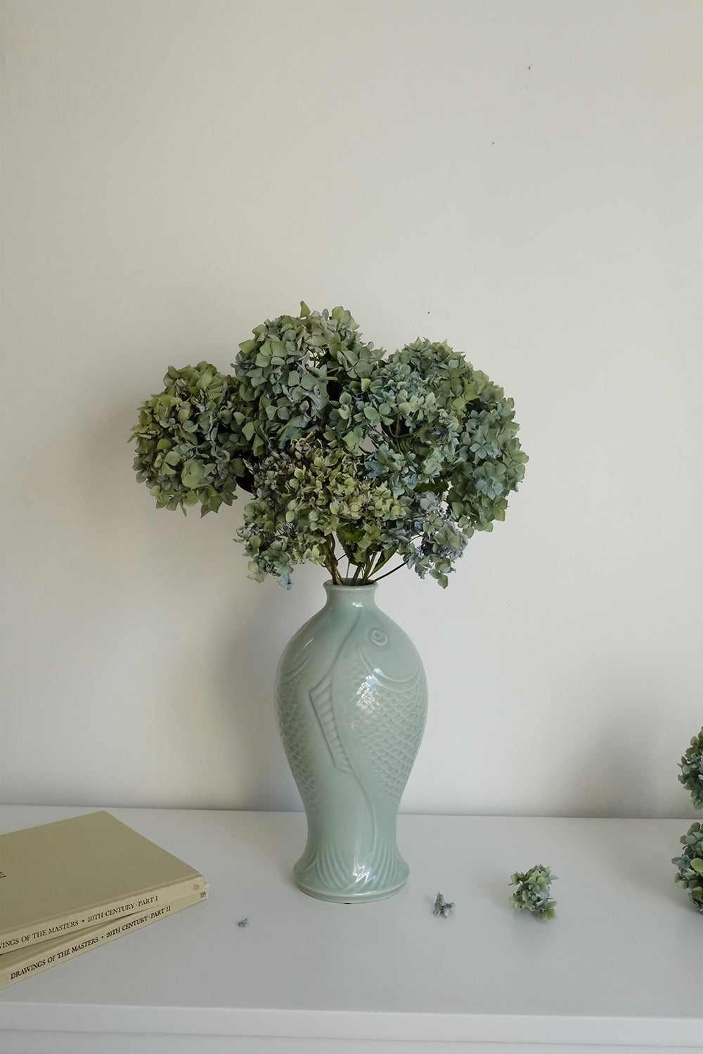 celadon fish vase