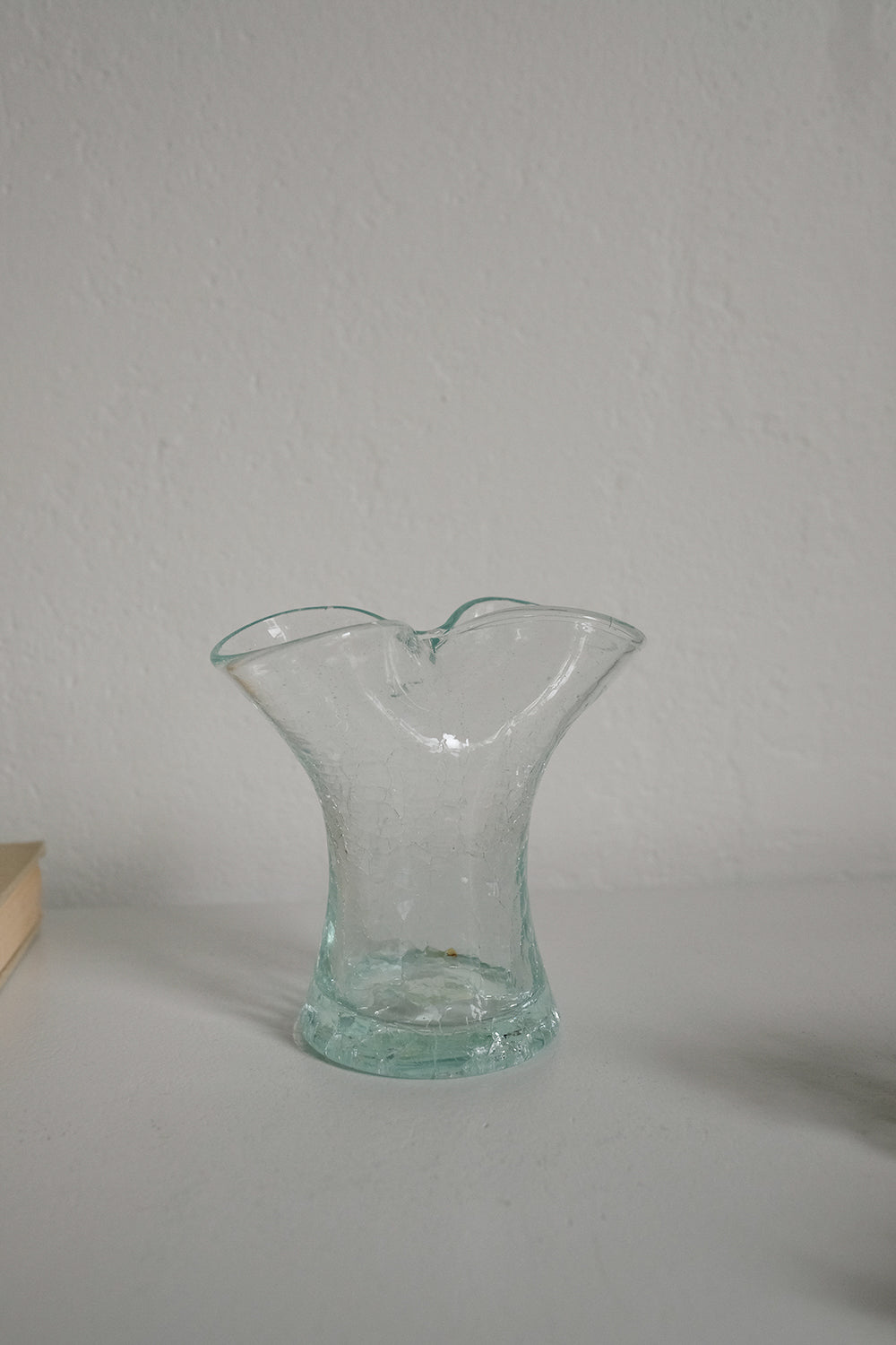 pinched glass bud vase