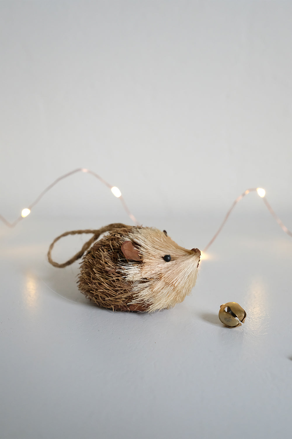 bottlebrush hedgehog ornament