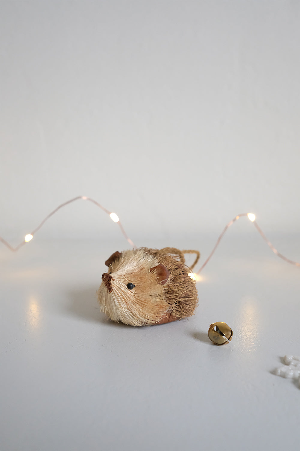 bottlebrush hedgehog ornament