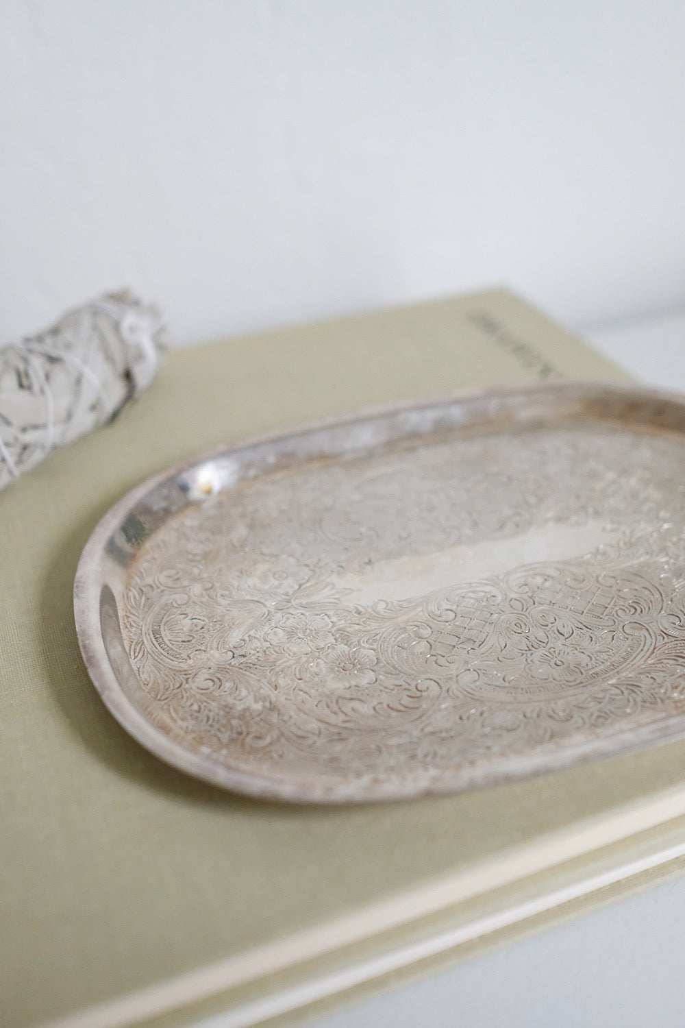 silver plated dish