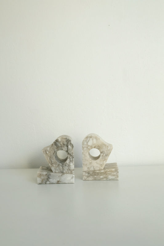 marble bookends