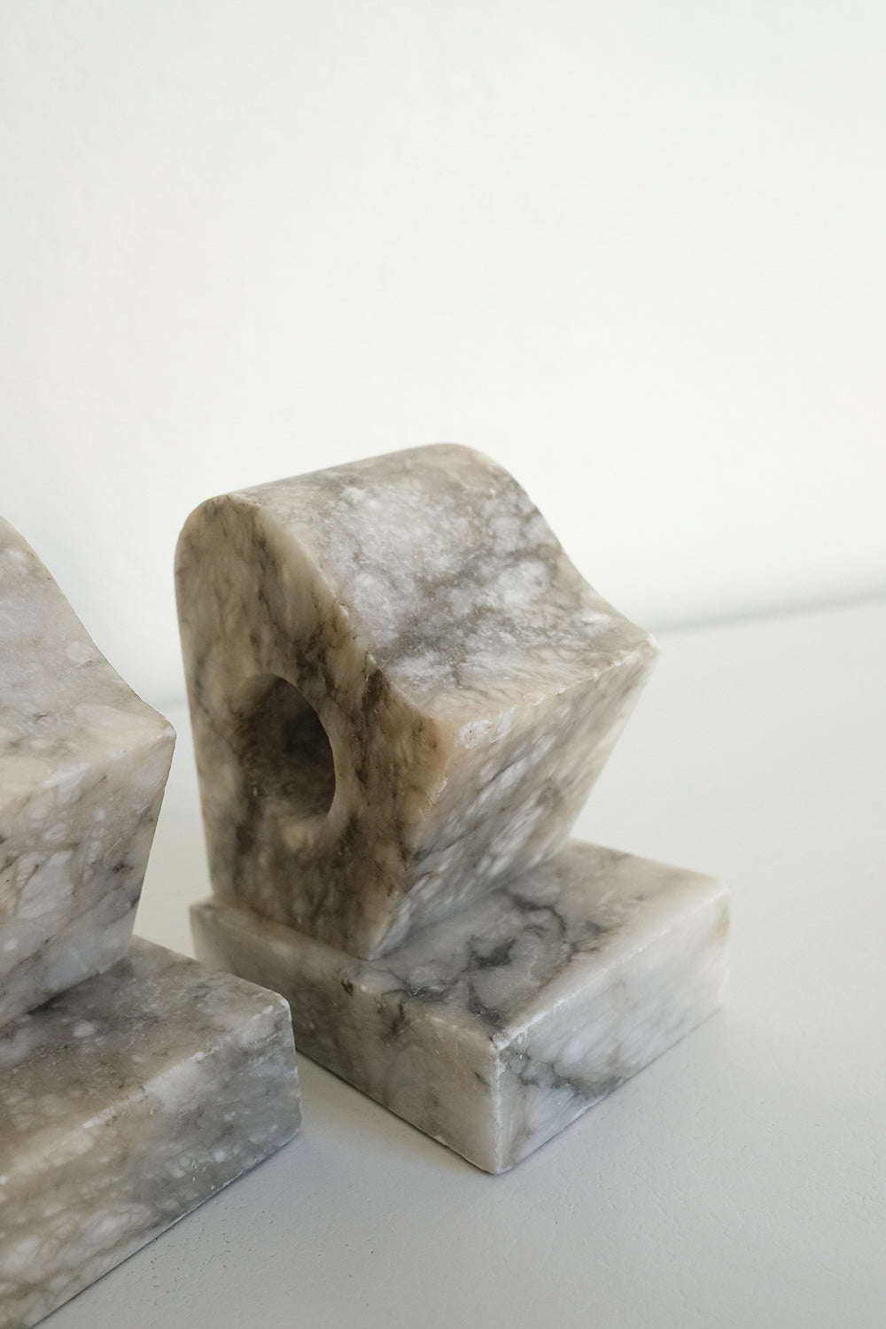 marble bookends