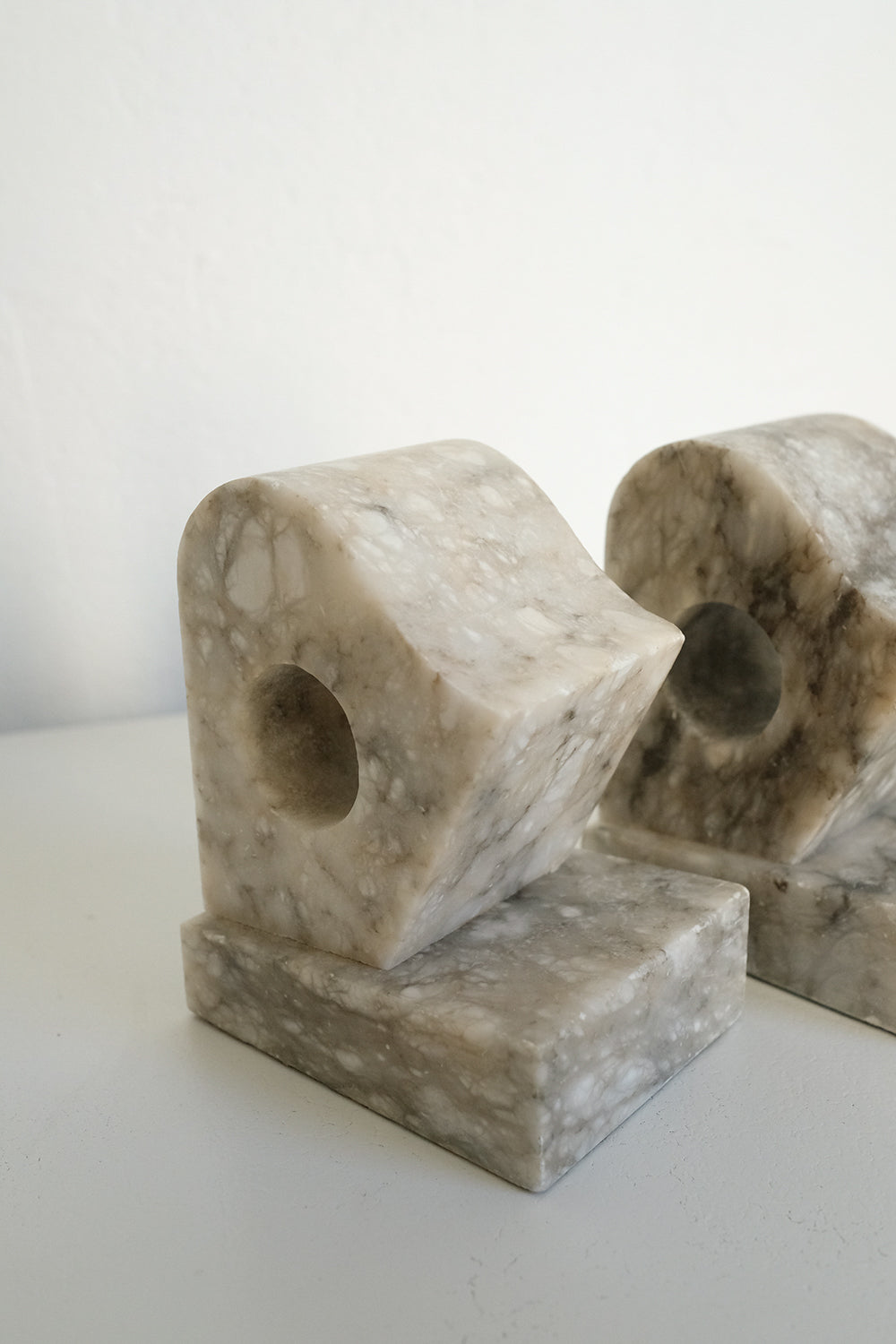 marble bookends