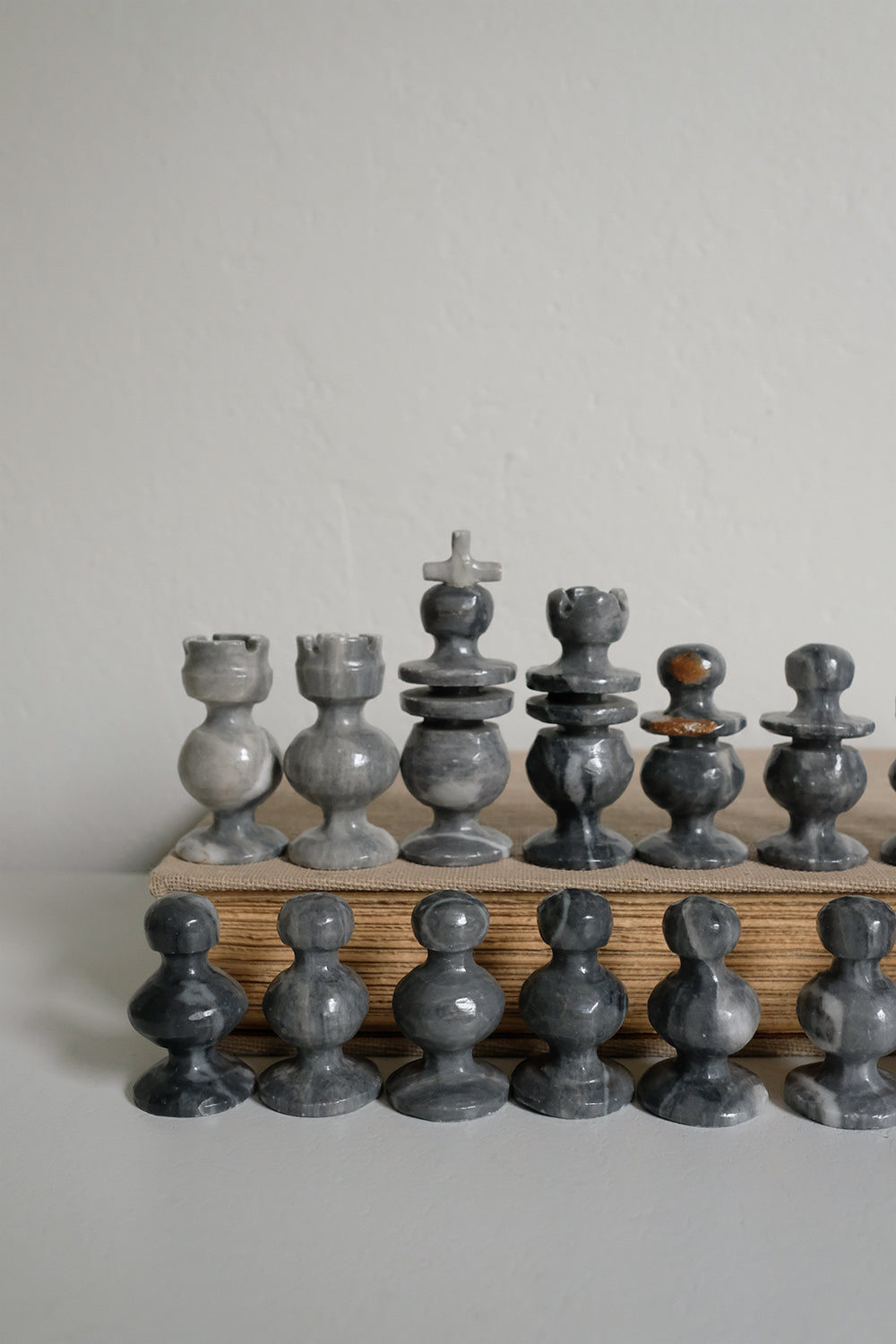 marble chess pieces