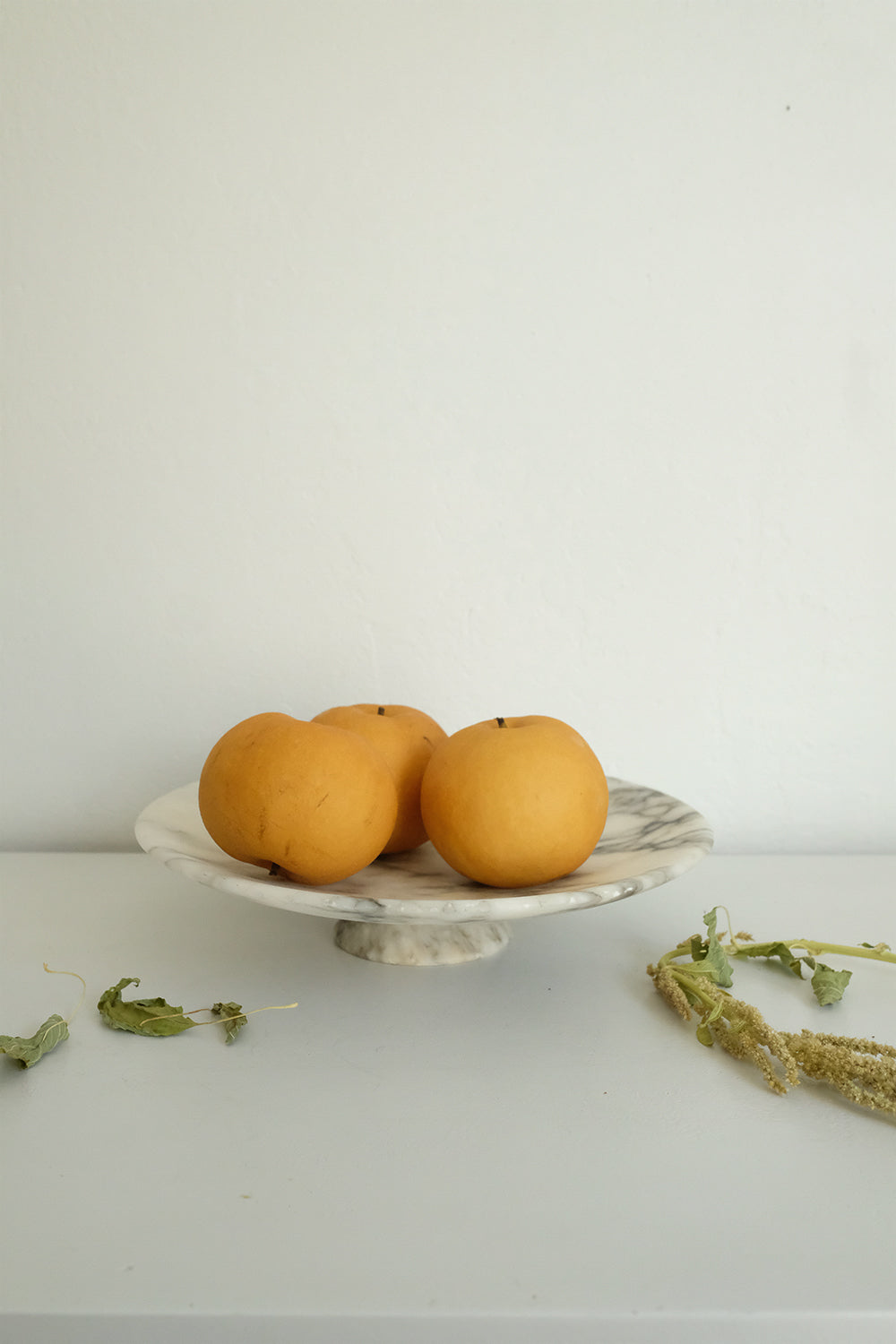marble pedestal dish