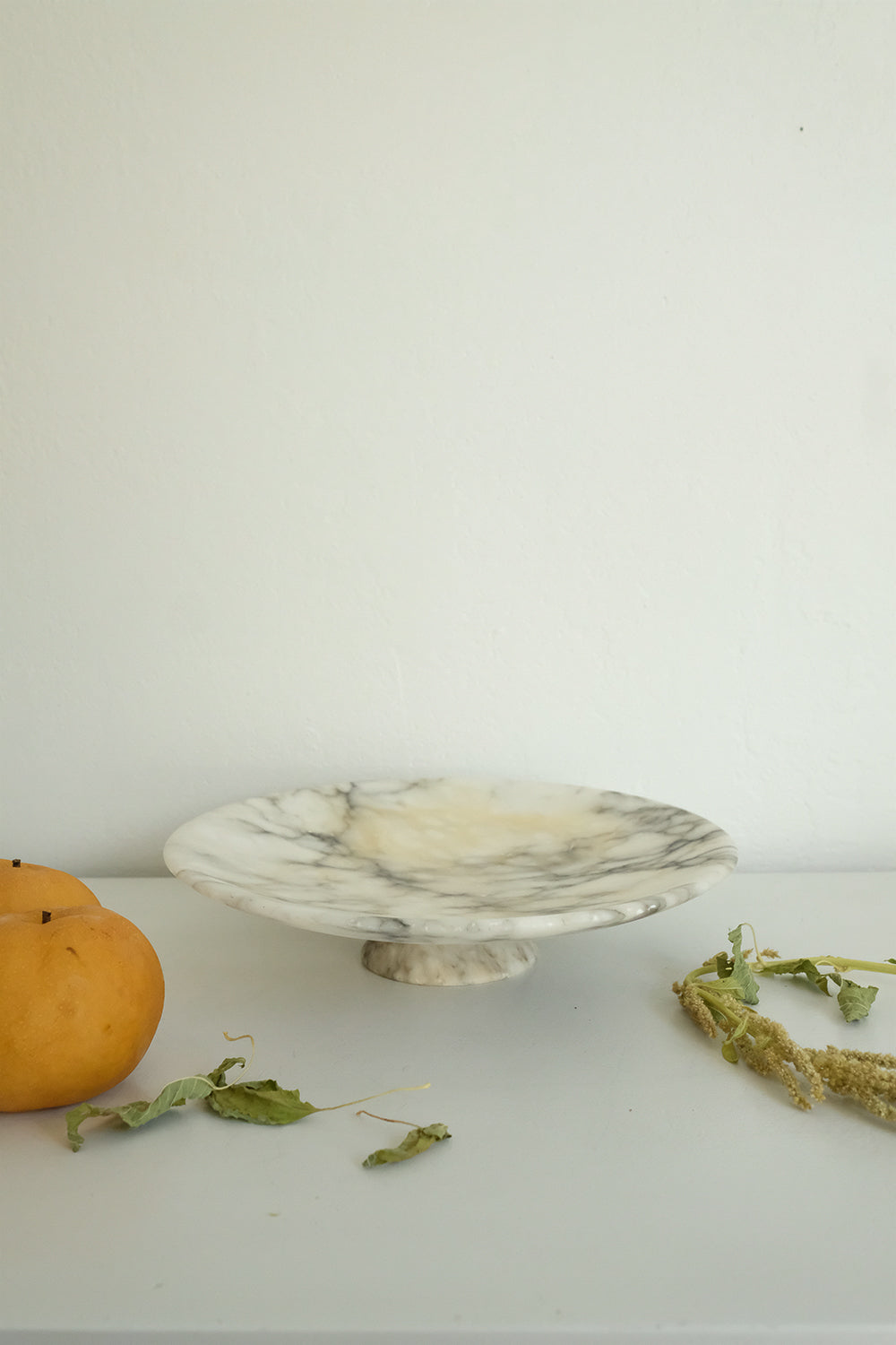 marble pedestal dish