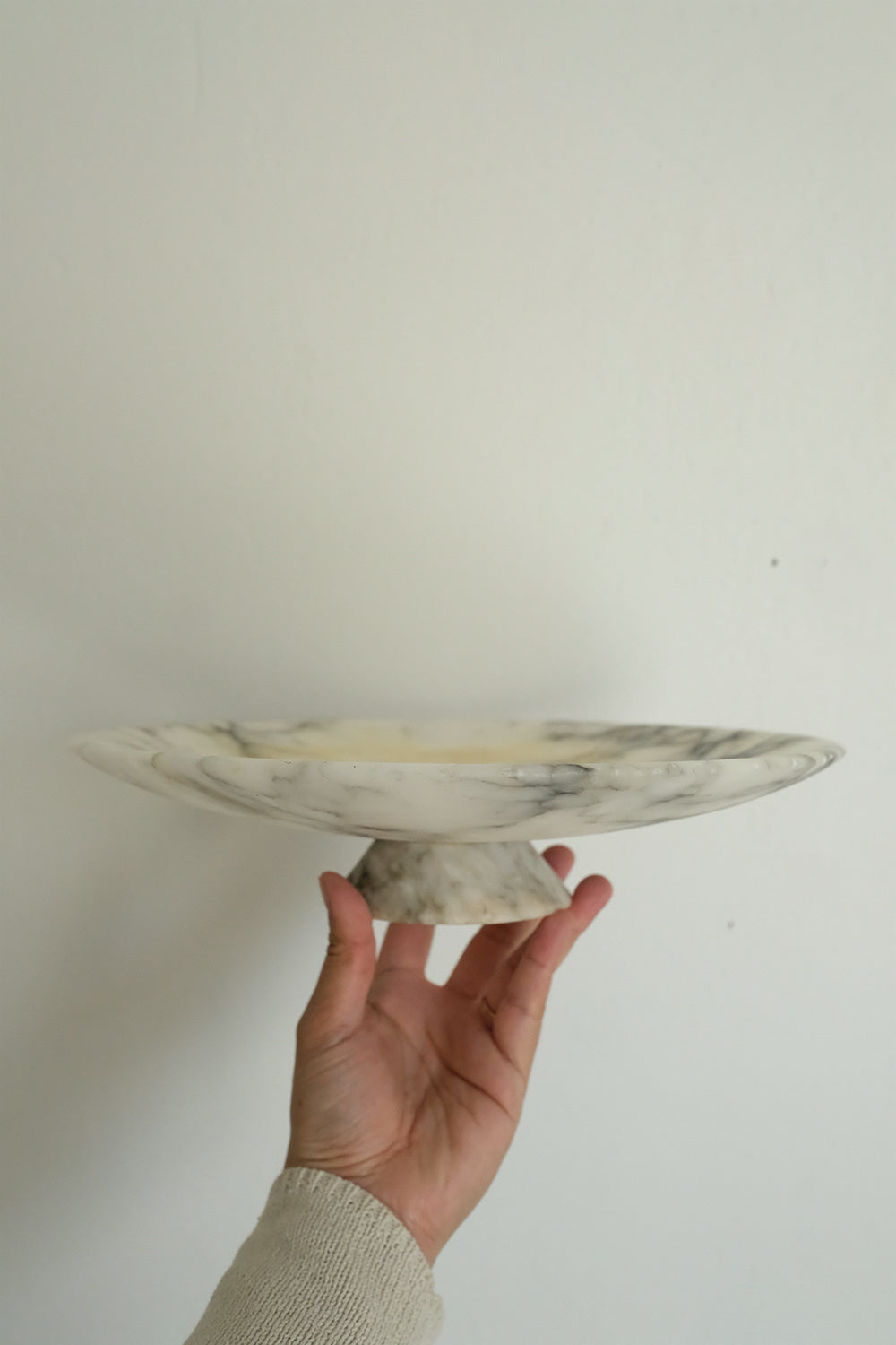 marble pedestal dish