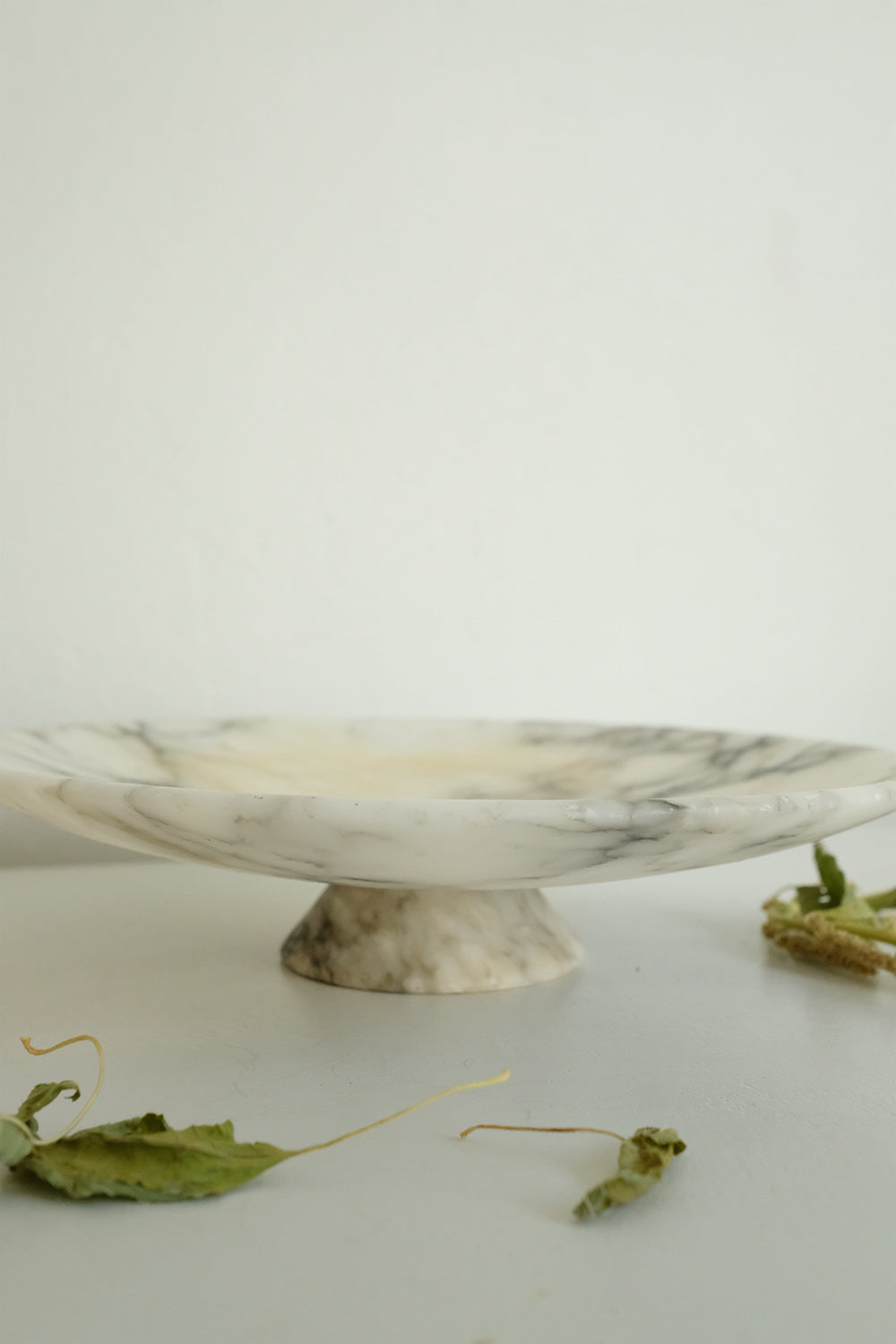 marble pedestal dish