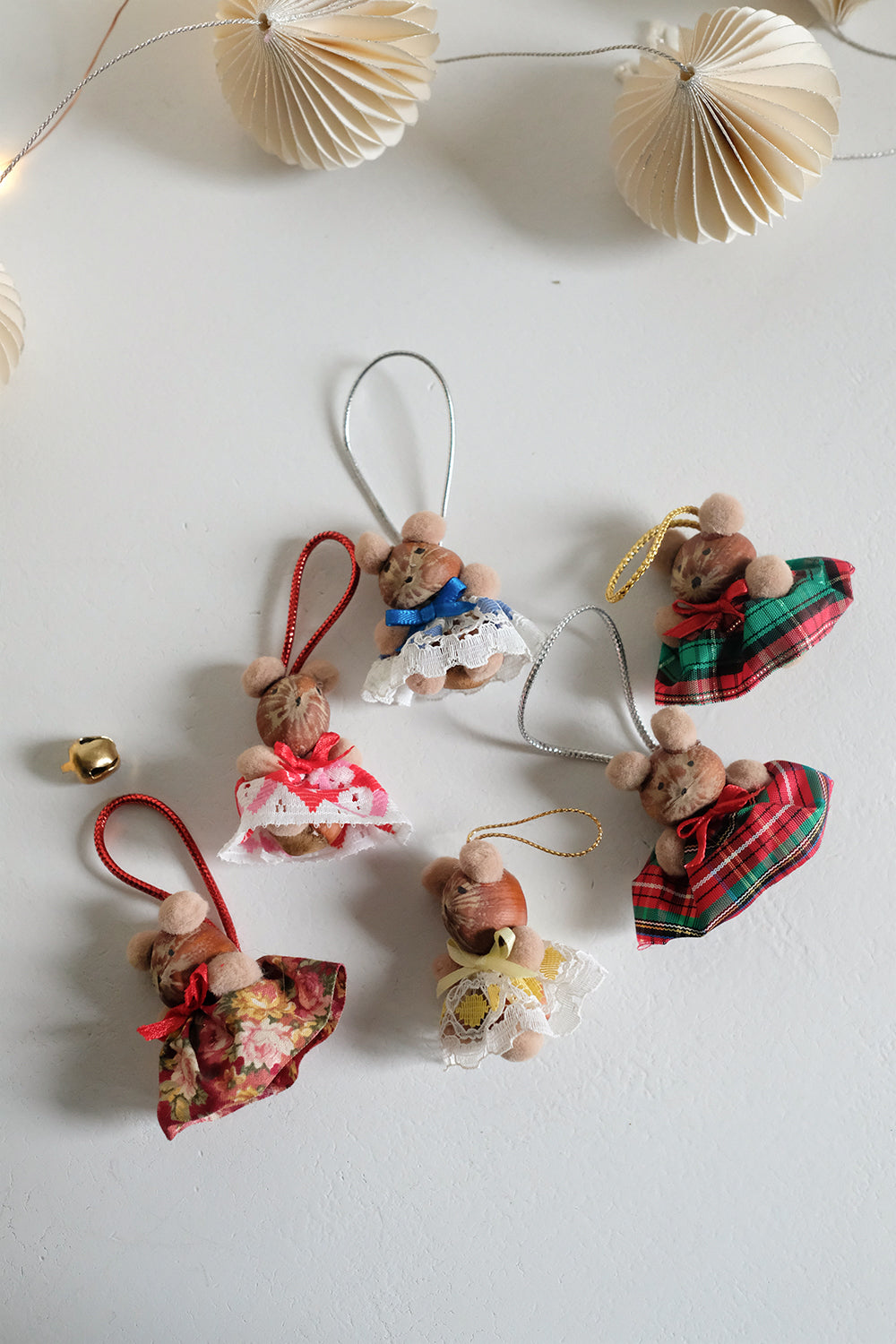 acorn mice ornaments