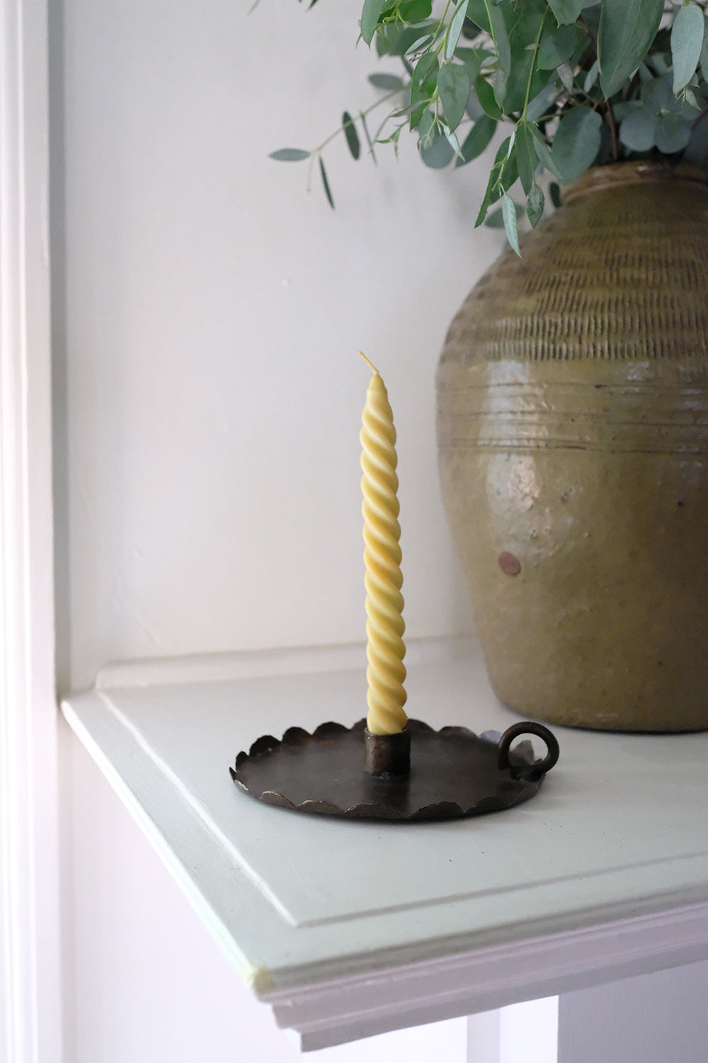 primitive candle holder