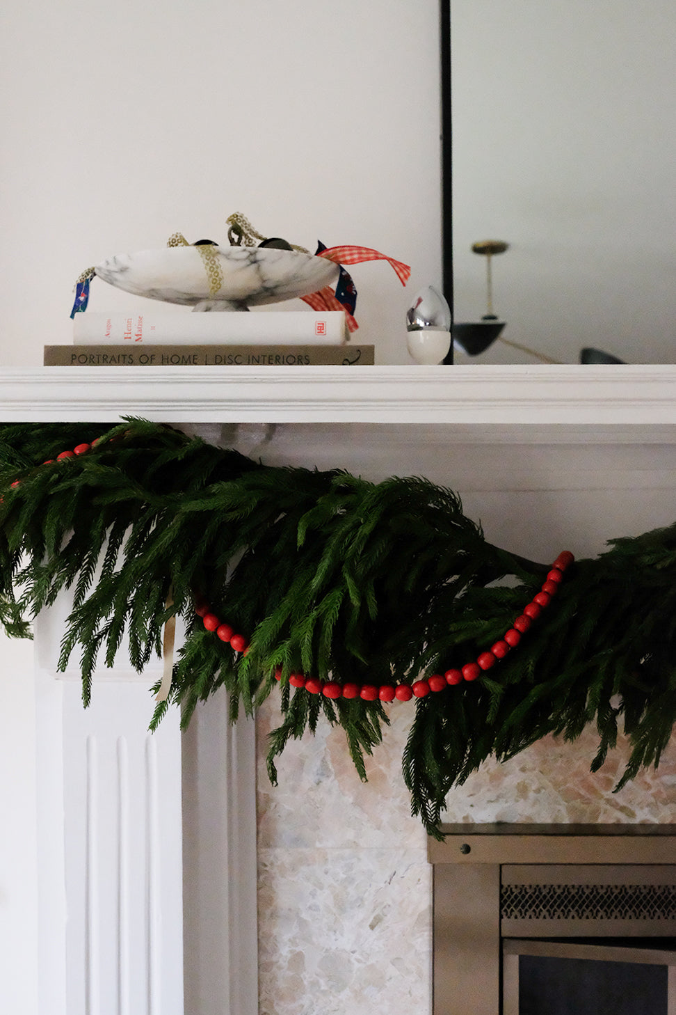 red bead garland
