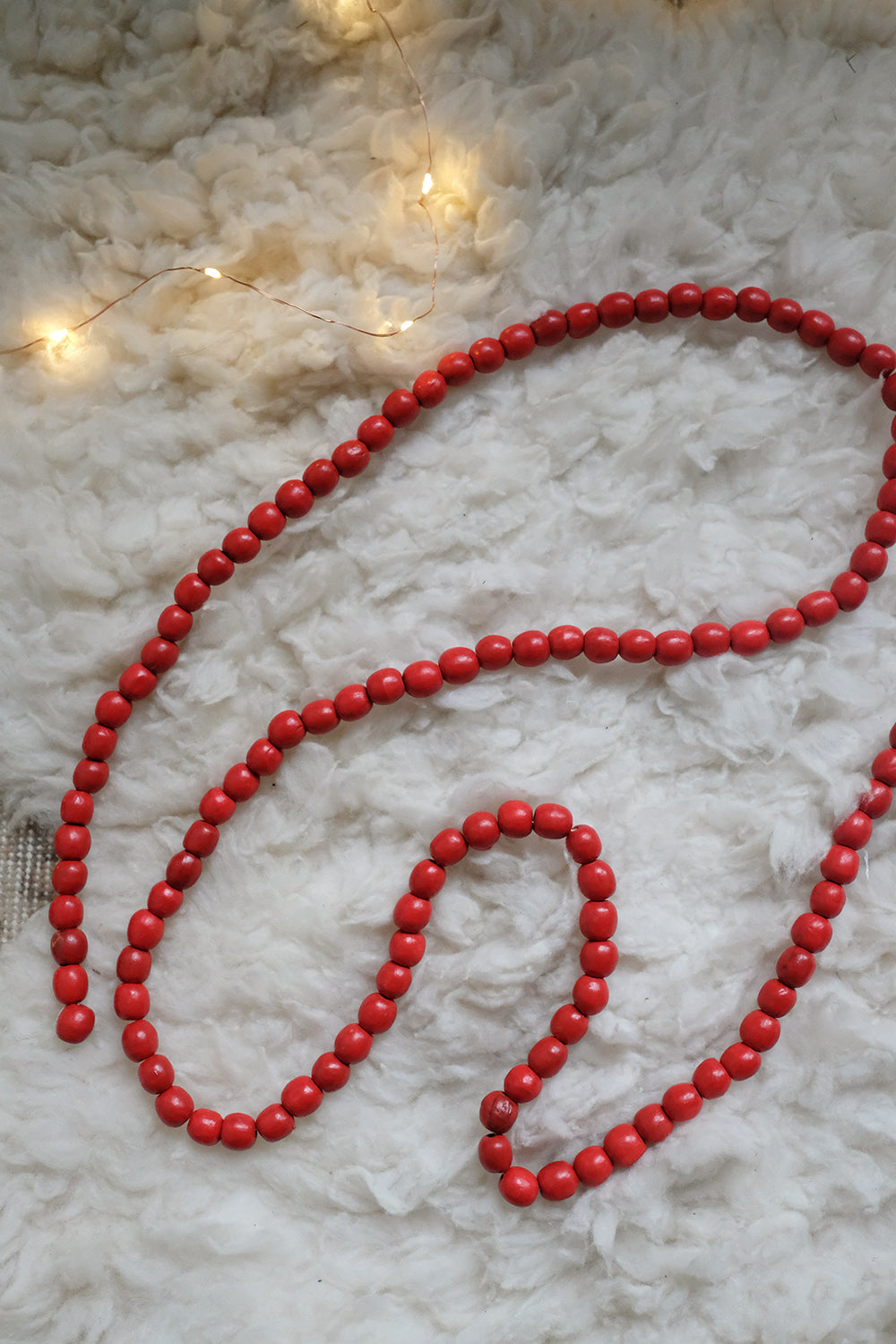red bead garland