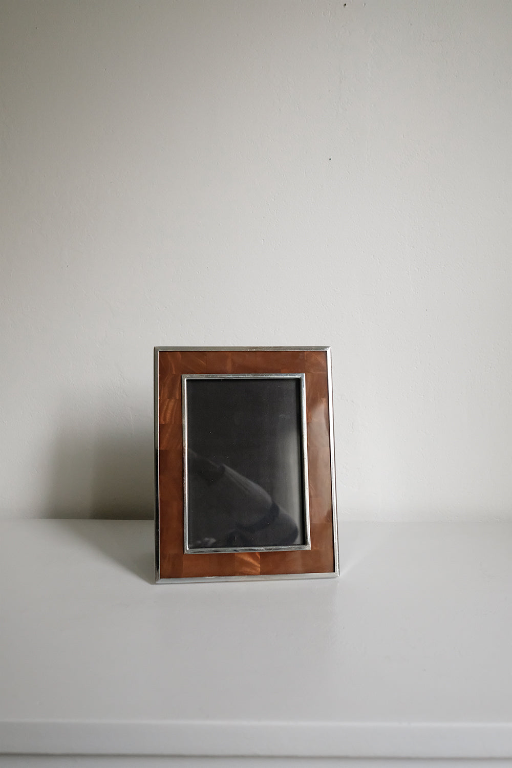 vintage tortoiseshell and silver frame