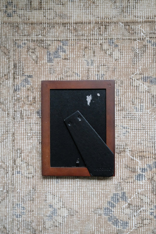 vintage wood rope frame
