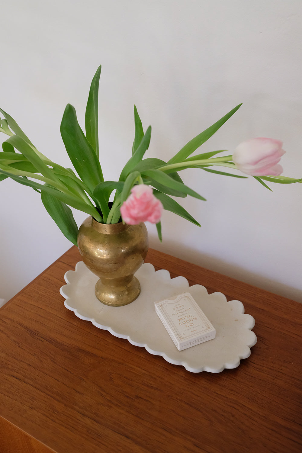 handmade scalloped tray