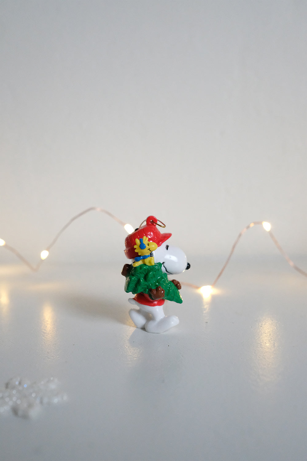 plastic snoopy ornament