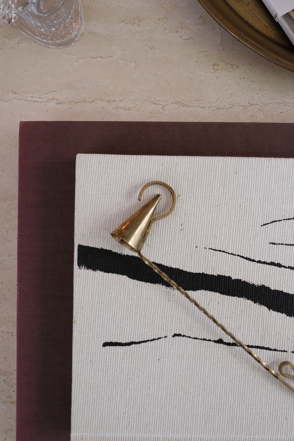 brass candle snuffer