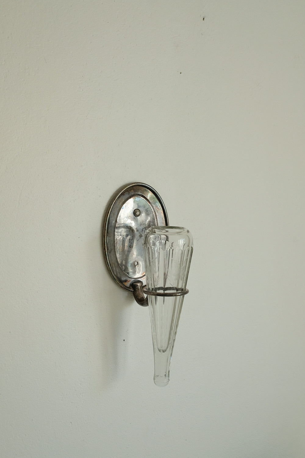 etched glass carriage vase