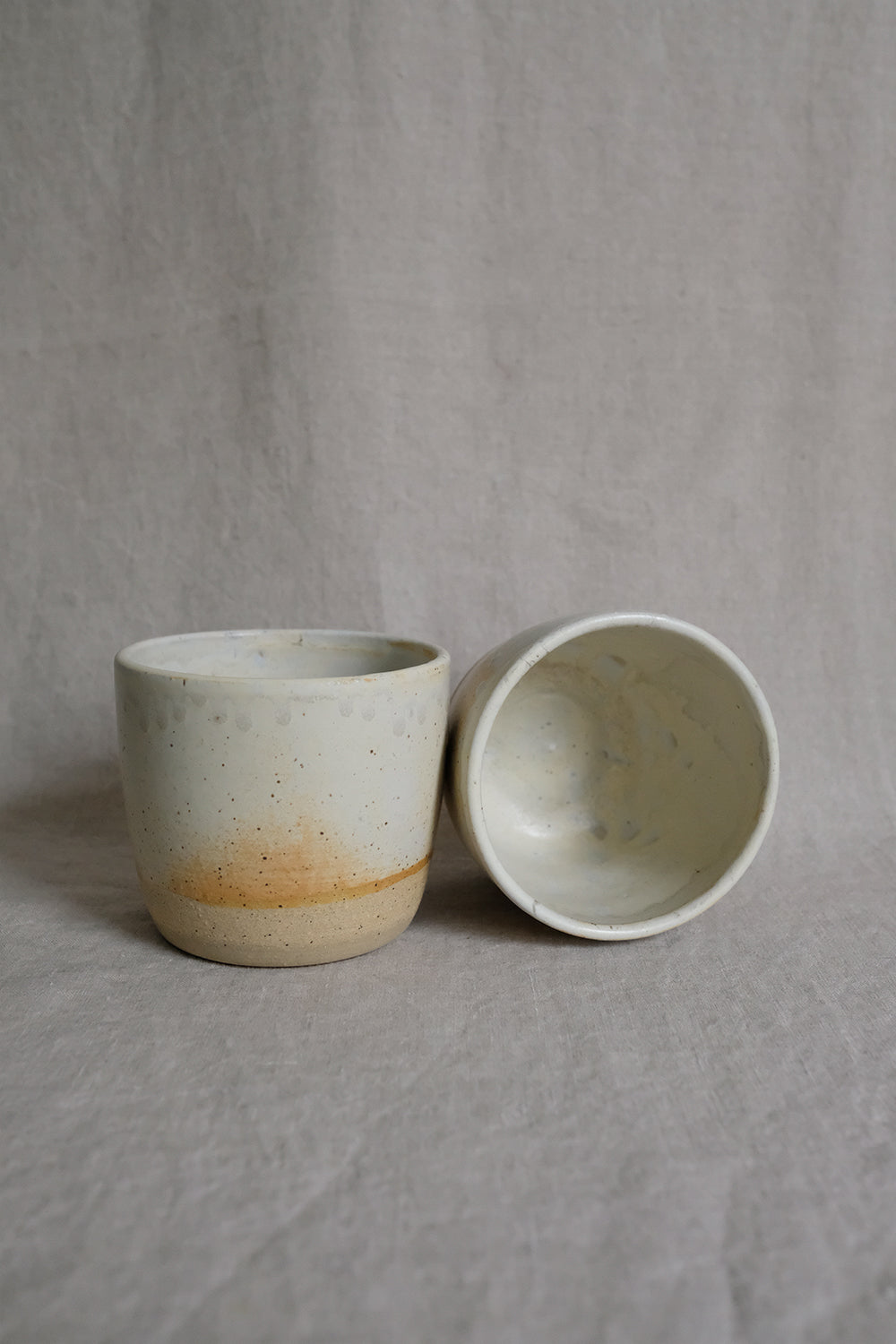white cup