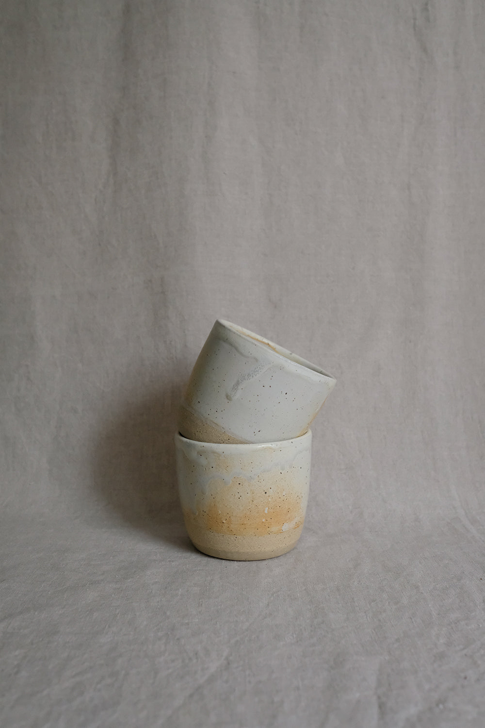 white cup